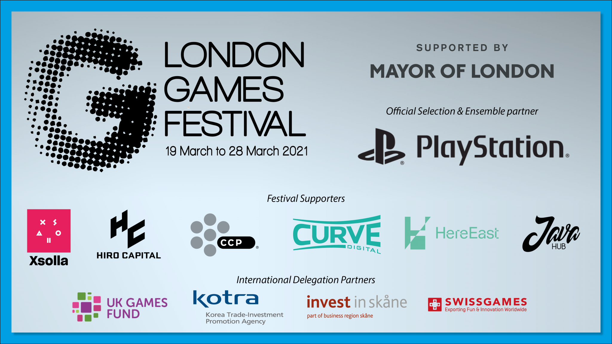 London Games Festival 2021 March 19 to March 28